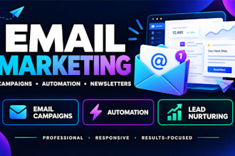 do email marketing campaigns, newsletters and automation
