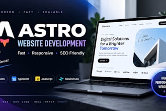 build a fast and SEO friendly website using astro