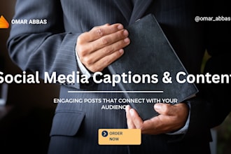 write engaging social media captions and posts