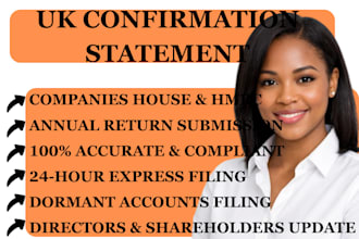 do UK confirmation statement companies house annual return hmrc