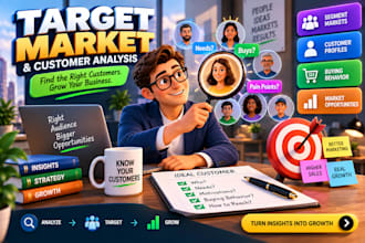 identify your target market and analyze your ideal customers