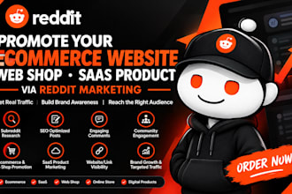 promote your ecommerce website web shop saas product via reddit marketing