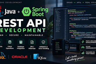 develop a java spring boot rest API for your application