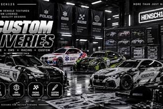 create custom fivem vehicle textures and liveries