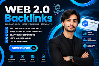 build high authority web 2 backlinks for SEO