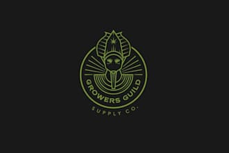 design small farm hemp equipment company logo