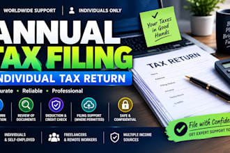 prepare and file your annual individual tax return