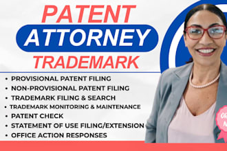 be uspto trademark and patent attorney for trademark and patent registration