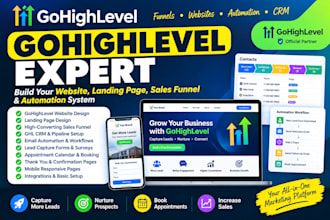 do gohighlevel website gohighlevel landing page sale funnel ghl email automation