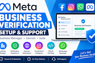 fix meta business verification, business manager and domain verification
