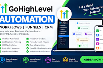 gohighlevel automation, workflows, funnels and CRM systems