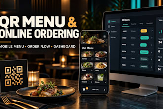 build a qr menu and online ordering web app for your restaurant