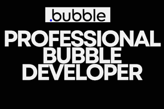 do bubble io website, bubble mvp, saas bubble app developer