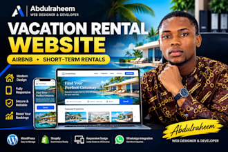 design a vacation rental website for airbnb and property managers