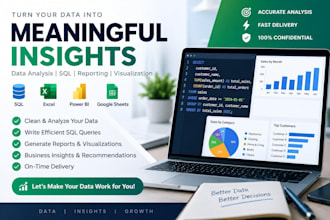 write sql queries for data analysis and reporting