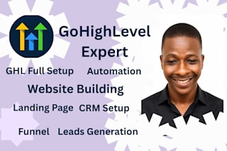 setup gohighlevel automation,  gohighlevel funnel, ghl funnel, gohighlevel