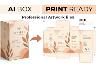 convert your ai box into professional print ready artwork