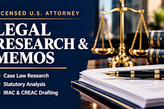 research US case law and draft a professional legal memo