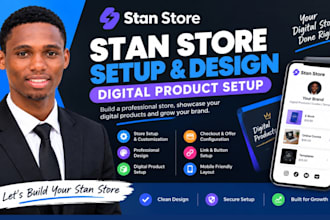 do stan store setup, stan store design, digital product