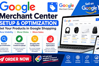 setup google merchant center, shopping ads and fix misrepresentation