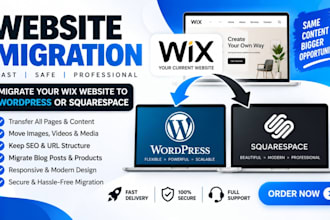 migrate wix to squarespace website migration wix to wordpress wix to squarespace