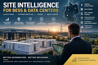 assess bess and data center sites in germany for energy infrastructure