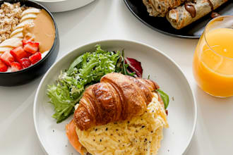 create elegant recipes and food photography