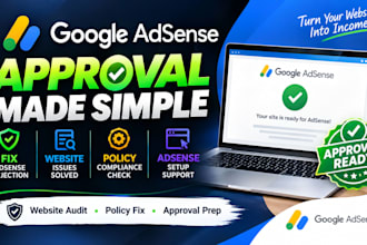 get google adsense approval guaranteed, fix adsense rejection and website issues