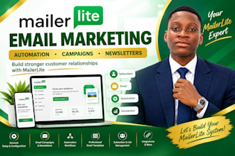 setup mailerlite email marketing automation and campaigns
