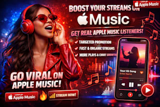 viral apple music promotion to gain streams and apple song targeted audience