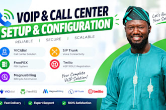 install vidicial,freepbx,magnus billing ,sip trunk, twilio a2p10dlc registration