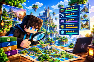 build professional minecraft castles, bases and maps