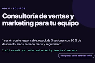 consult your sales and marketing team to close more, in spanish