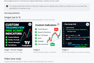 create or modify a tradingview pine script indicator