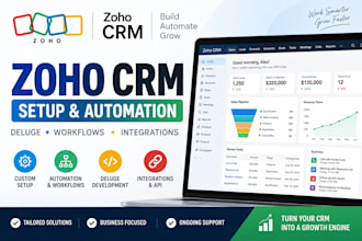 set up and automate your zoho CRM