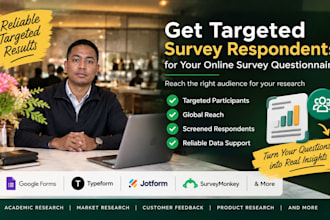 recruit targeted survey respondent for your online survey questionaire and poll