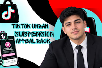 appeal tiktok shop suspension, unbans tiktok ads issue and product listing error