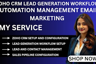 setup zoho crm lead generation workflow automation management email marketing