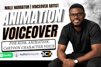 record kids character voiceover, children romance voice, video games animation