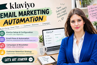 build klaviyo ecommerce email flows customer retention automation campaign
