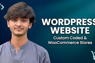 build a custom wordpress woocommerce site