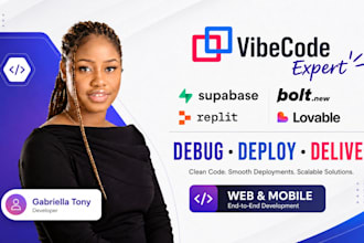 full stack ai software developer mvp supabase backend lovable frontend developer