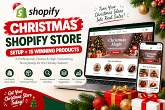 build a winning christmas shopify store