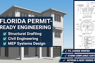 provide structural civil and mep engineering plans for florida