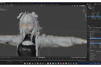do vrc commission, vr character, furry avatar, vrchat avatar, nsfw, 3d model