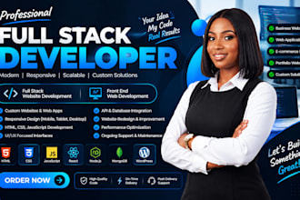 be full stack developer, front end web developer, full stack website development