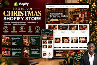 a complete christmas shopify store for holiday sales