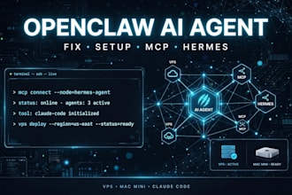 fix openclaw setup open claw expert hermes agent mcp vps mac mini ai automation