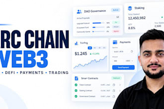 develop arc chain evm smart contracts, defi and web3 dapps