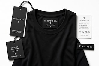 design hang tags, clothing label, wash care label, hem tags, swing tags